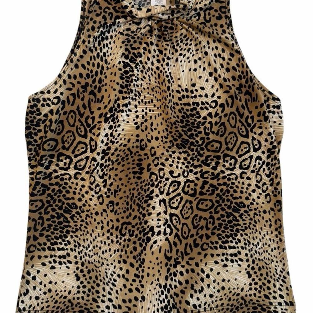 Bleeker & McDougal leopard print blouse